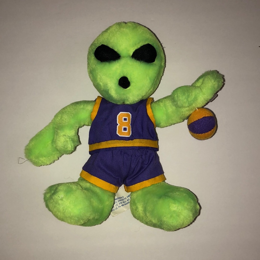 Vintage Nanco “Lakers” B-Ball Alien Plush